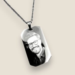 Gravírovaný přívěsek s fotografií - ARMY mini