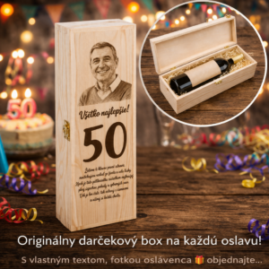 Dárkový box s gravírováním na víno